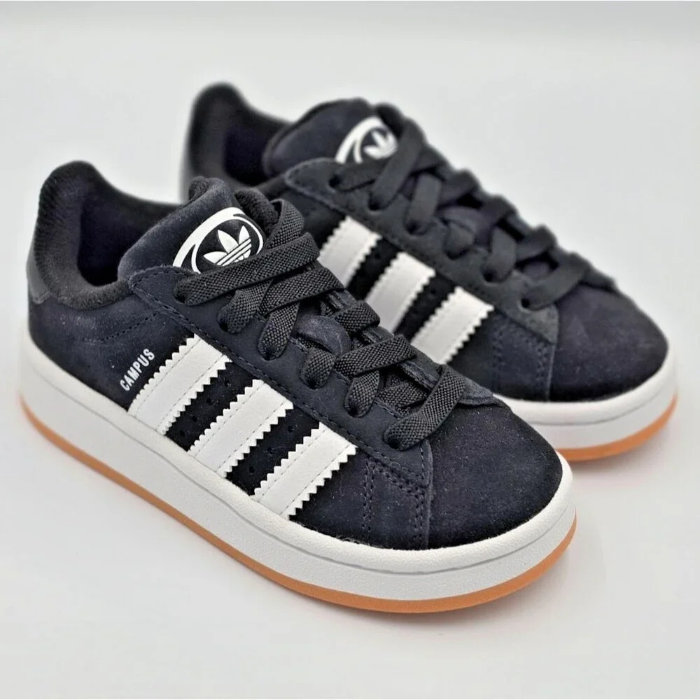 adidas Campus 00s EL C Black White Gum Kids 11K New With Box JI4331